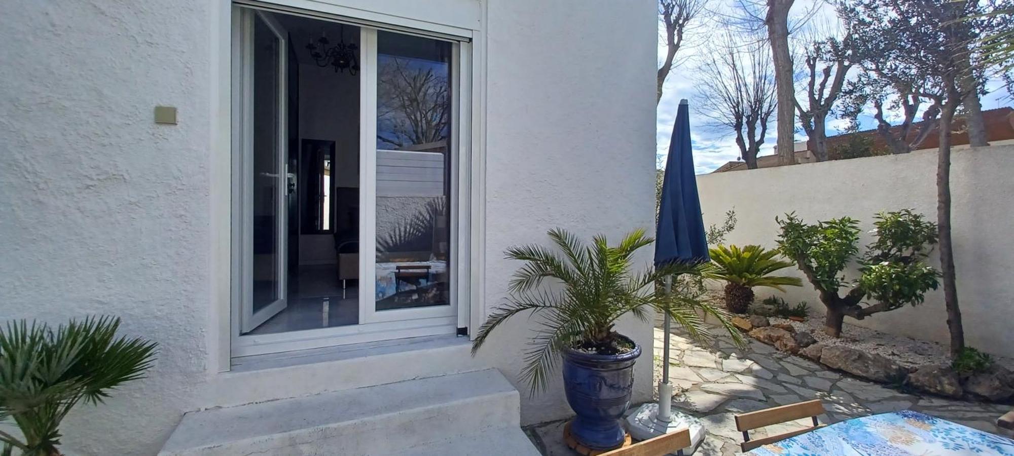 Appartement Avec Jardin Et Spa Valras-Plage Exteriör bild